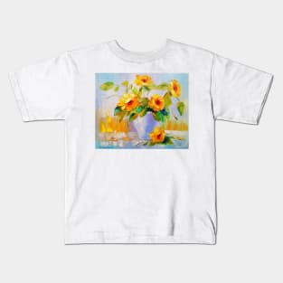 Bouquet of yellow flowers Kids T-Shirt